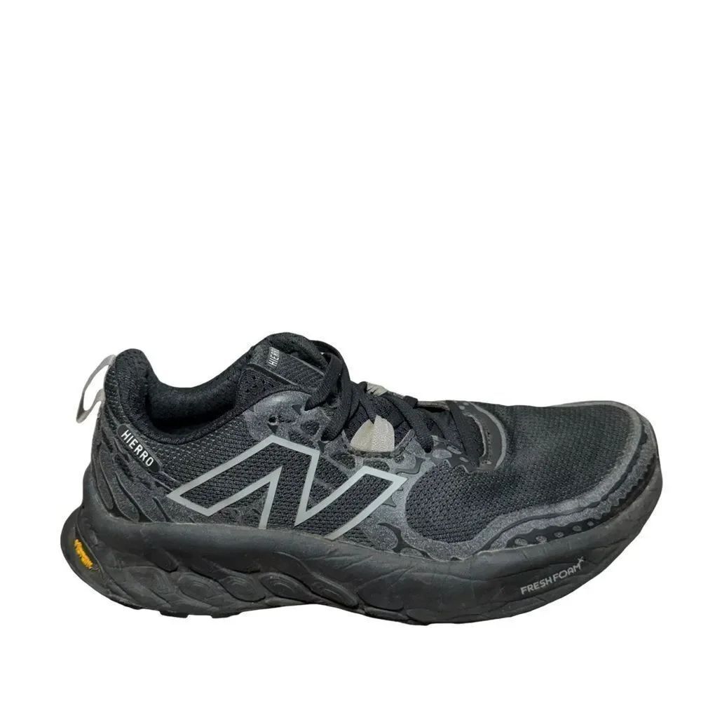 New Balance Hierro Men's Black Running Shoes size 9 D